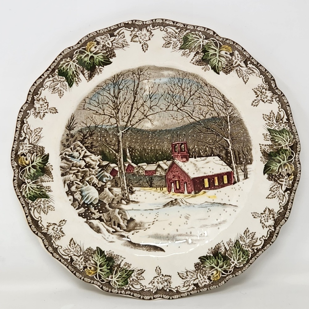 Johnson Brothers The Friendly Village The School House Dinner Plate England 10in